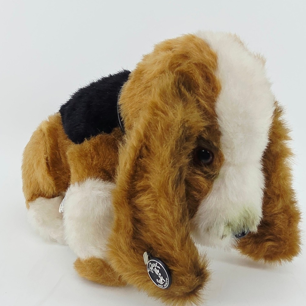 Toyland Dog Puppy Realistic‎ High Quality Israel Made Vintage 1972 w/ Tag Rare
